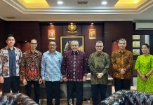 Meeting with Sesmenpora RI (Secretary of the Ministry of Youth and Sport of the Republic of Indonesia)