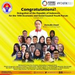 Repost from Kemenpora RI: The 10th EcoSoc Youth Forum