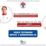 Video Testimoni untuk Deputi 1 Kemenpora RI